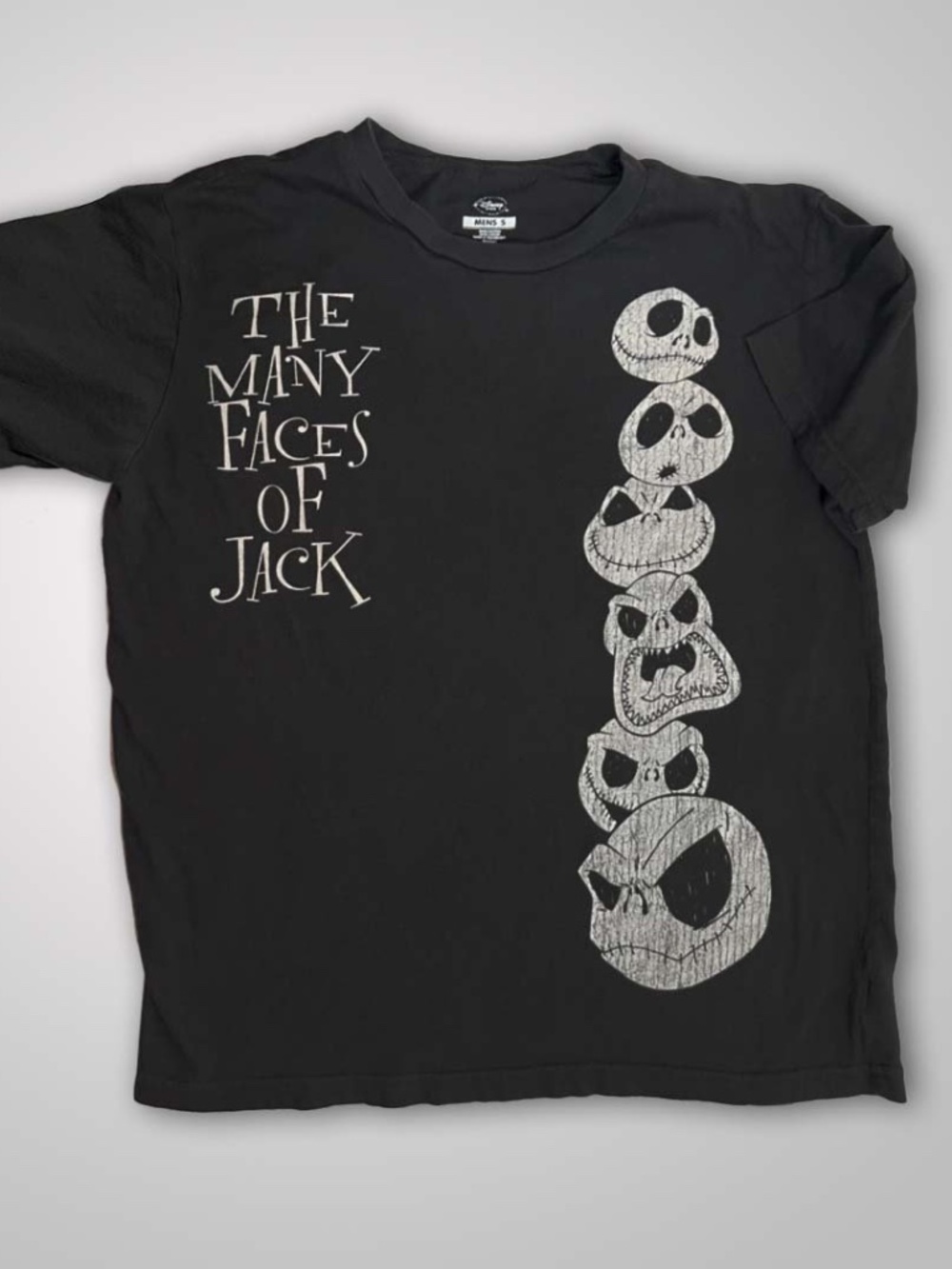 "The Many Faces of Jack" Skellington ~Nightmare Before Christmas~ Mens S T-Shirt